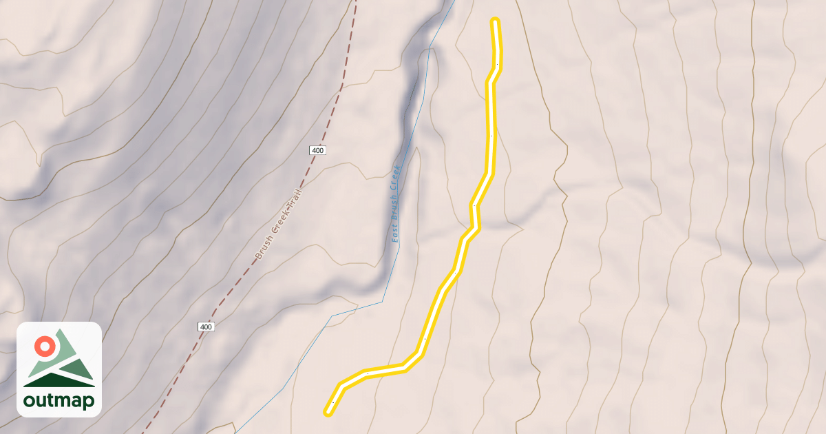 Map of Brush Creek Ski