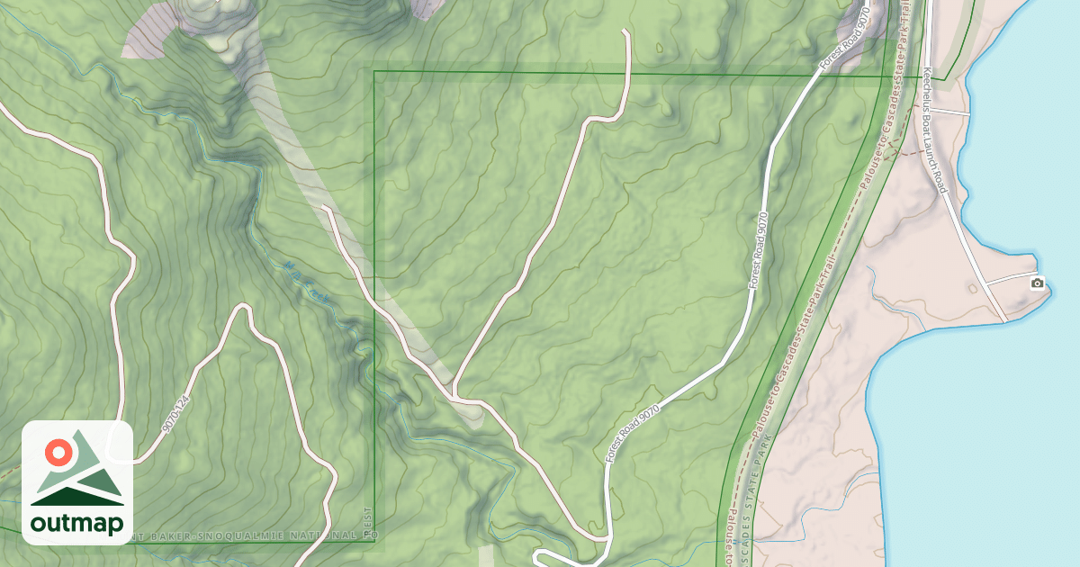 Map of MILL CREEK
