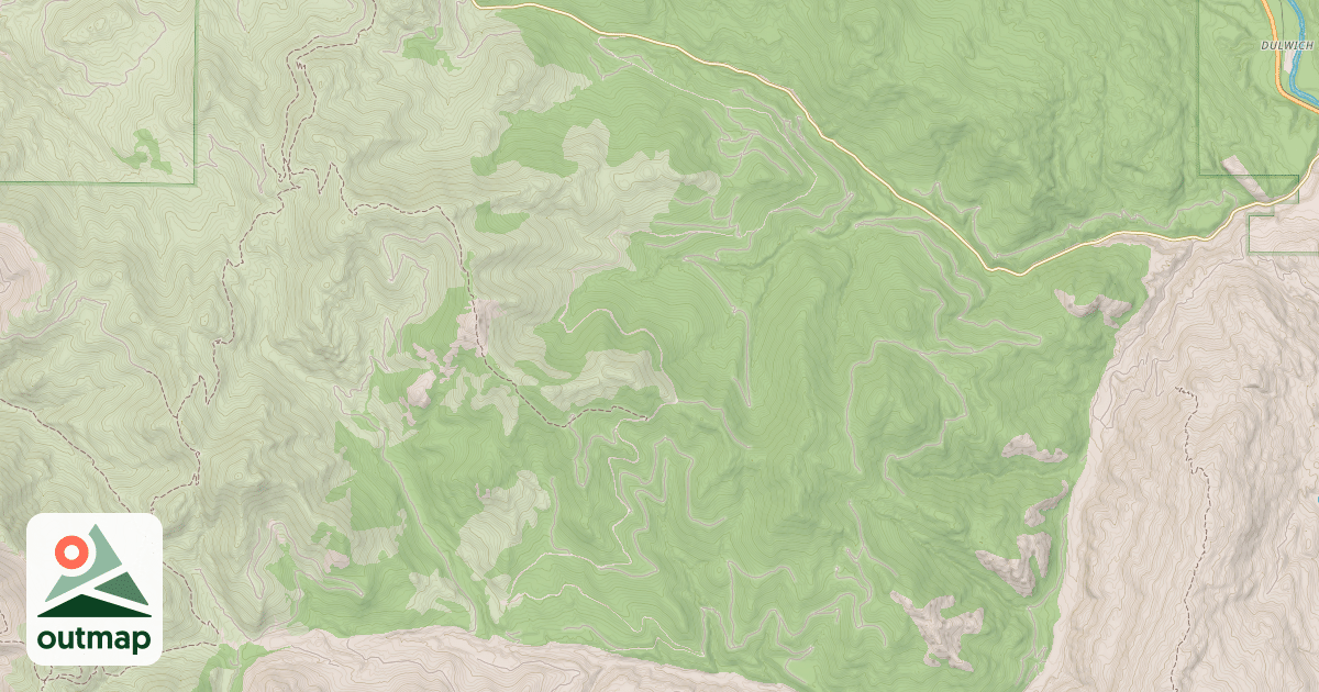 Map of BULLDOG CABIN
