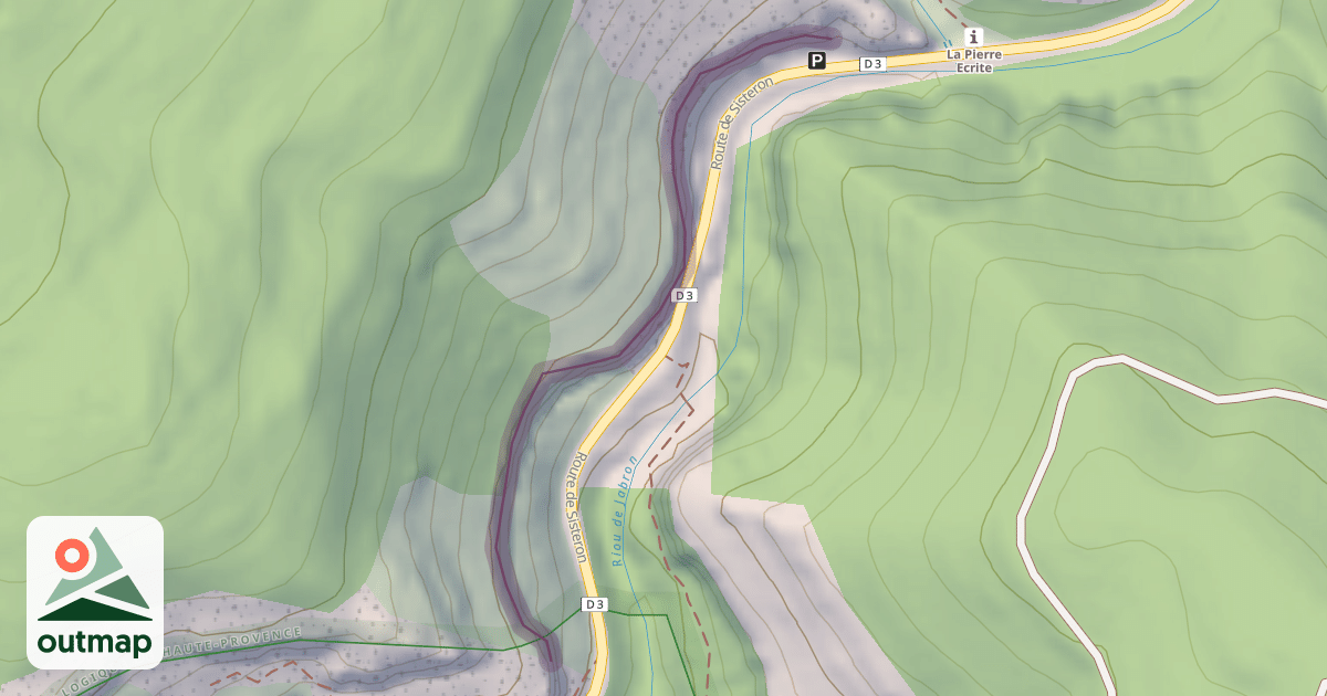 Map of Climbing Crag