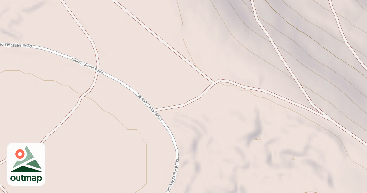 Map of Bloody Skillet ATV Trail