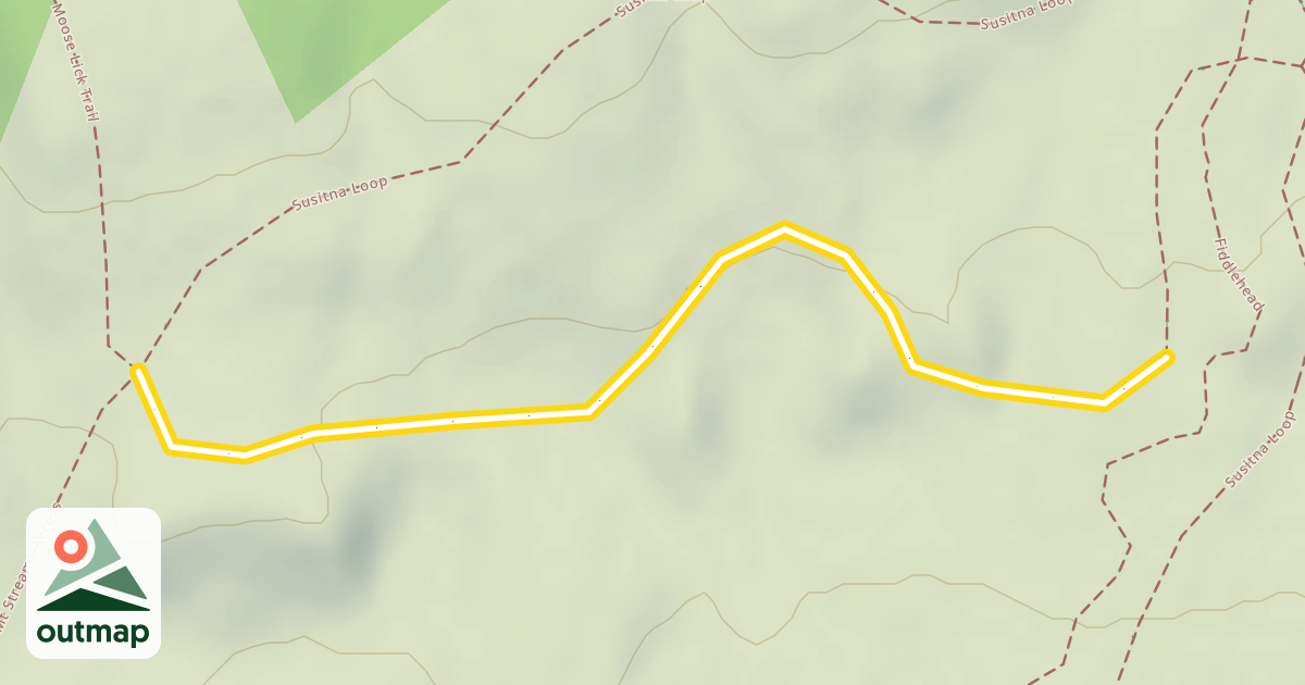 Map of Susitna Loop