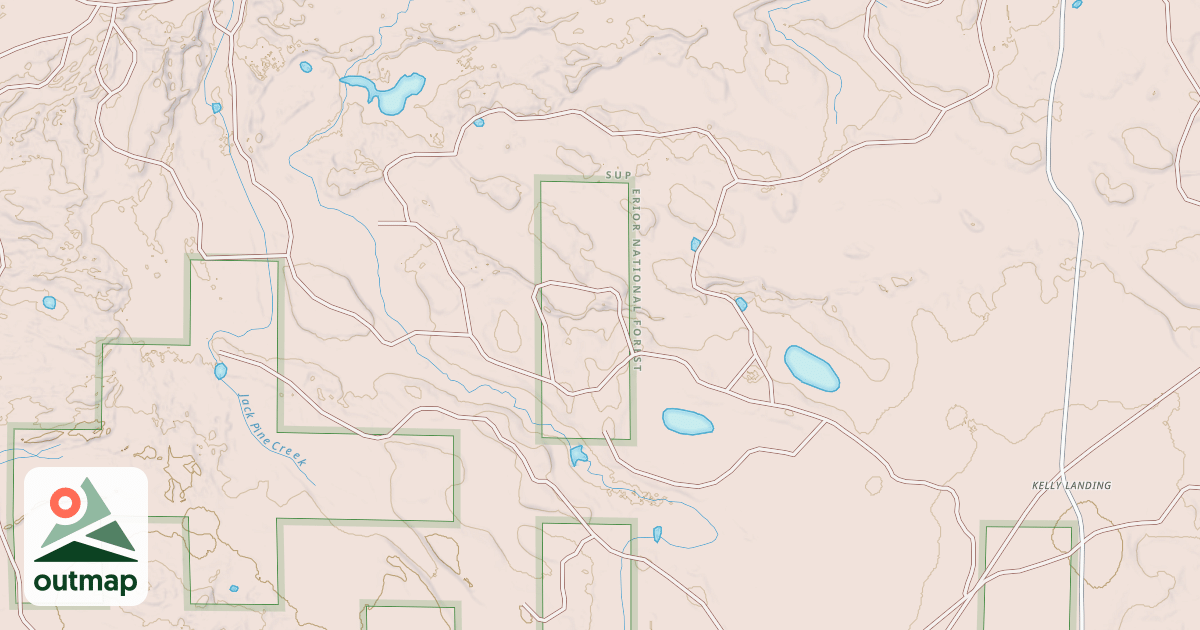 Map of DOGHOUSE LAKE