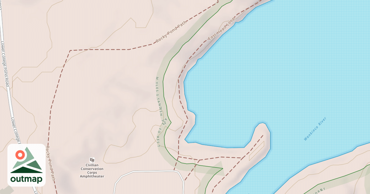 Map of Easthead Reservoir Trail