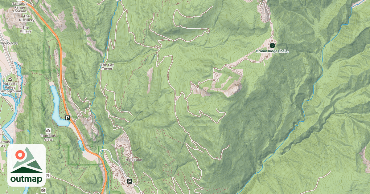 Map of BC Recreation Sites and Trails Lines 198