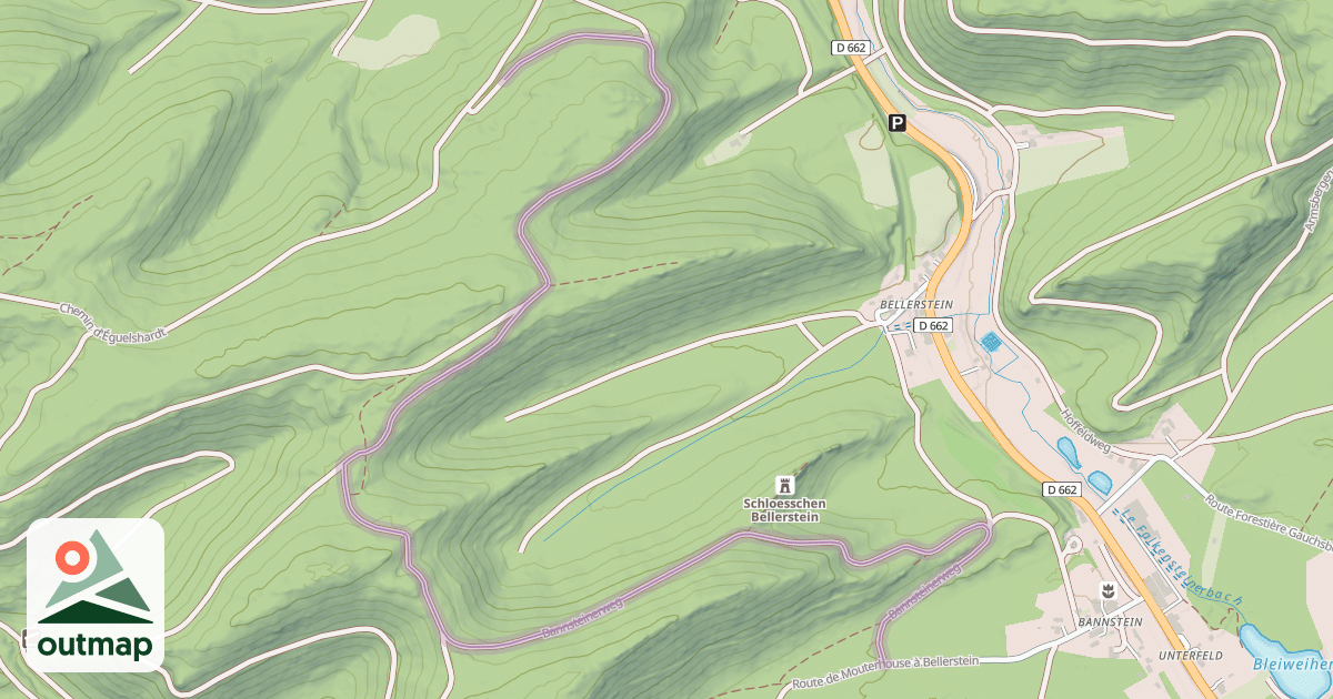 Map of Bannsteinerweg