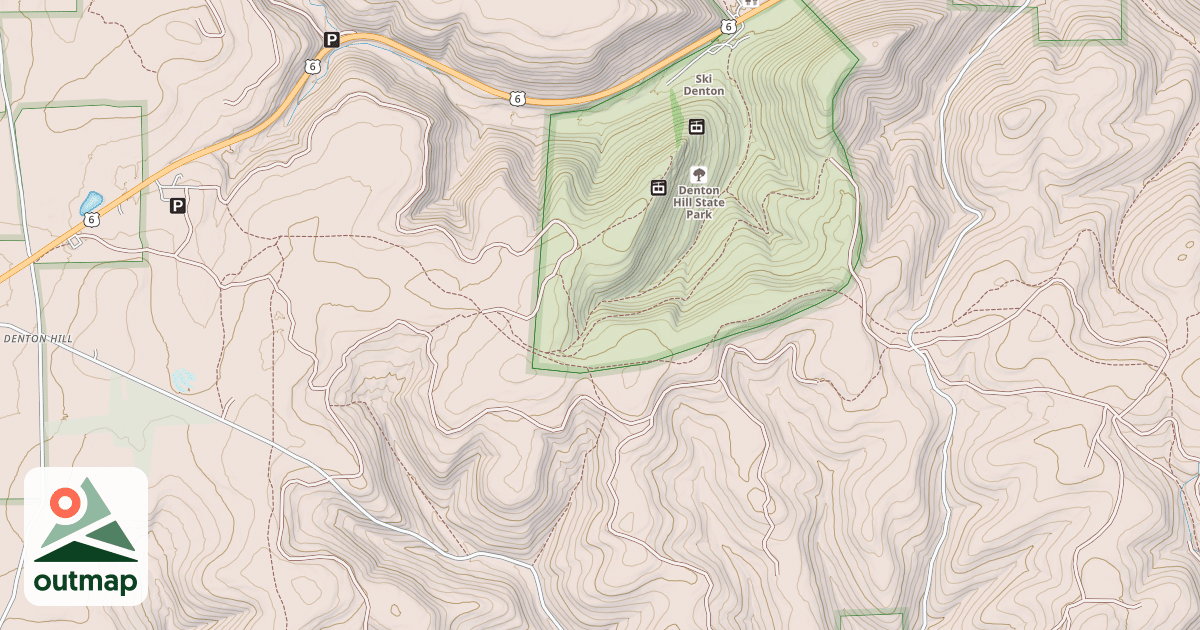 Map of Susquehannock State Forest ATV Trail