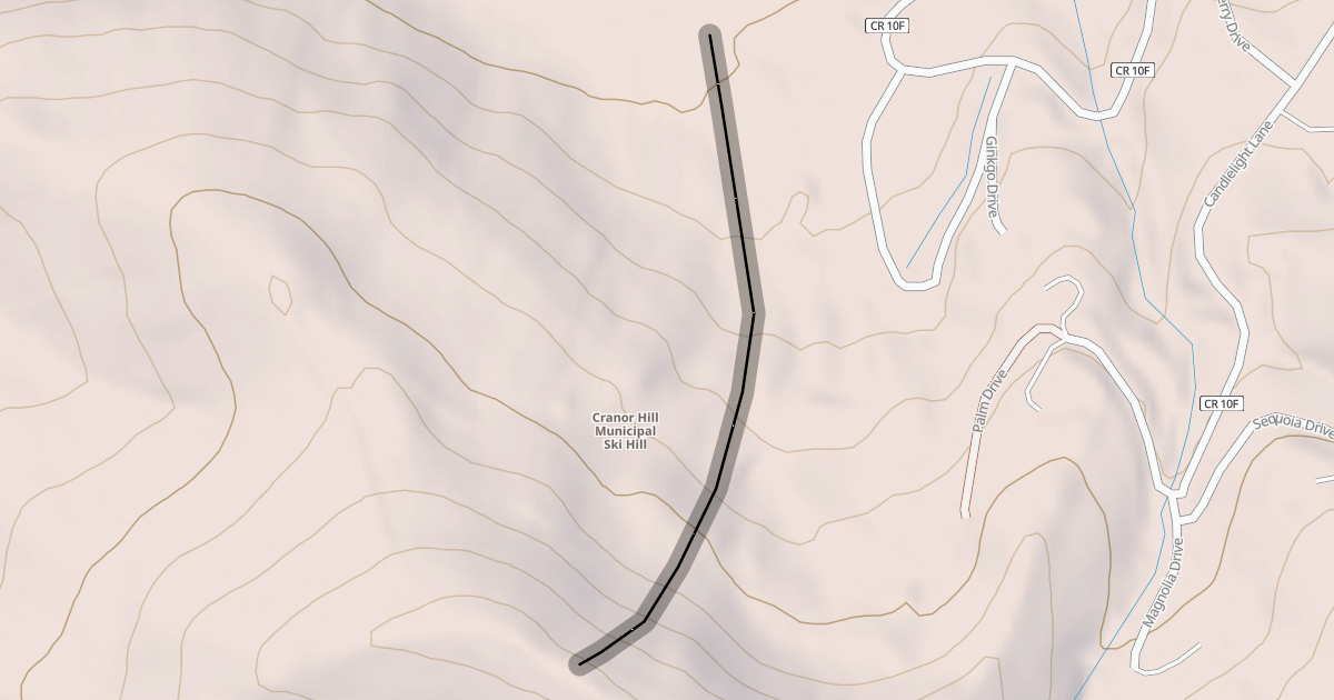 Map preview of Cranor Hill