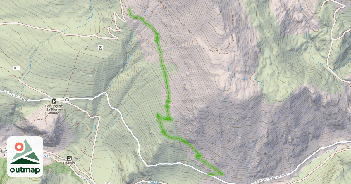 Map of Rampe des Mules