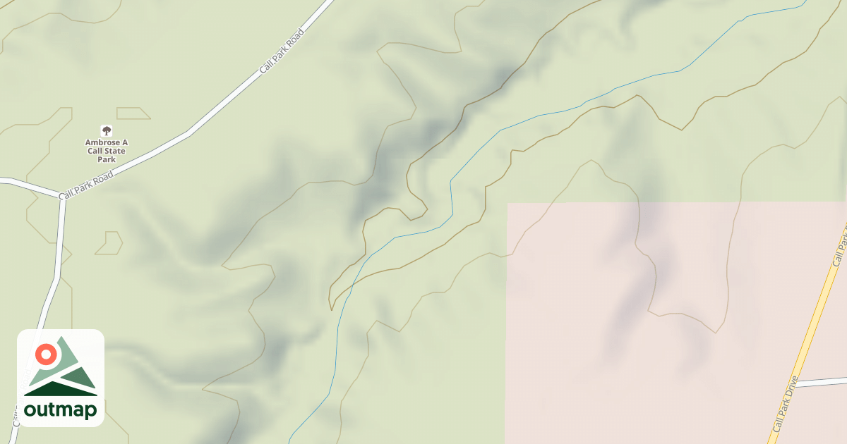 Map of Creek