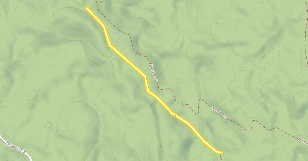 Map preview of North End Ski Trail