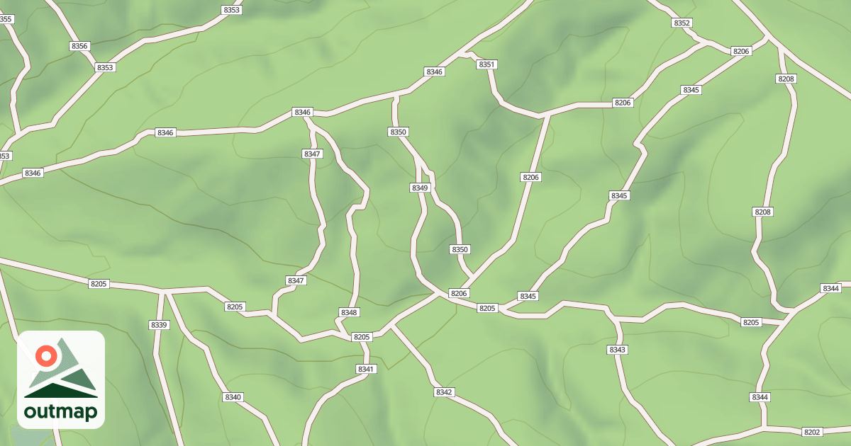 Map of USFS Motor Vehicle Use Map Trails 20239