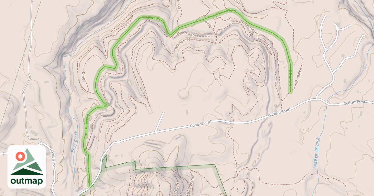 Map of DC and C