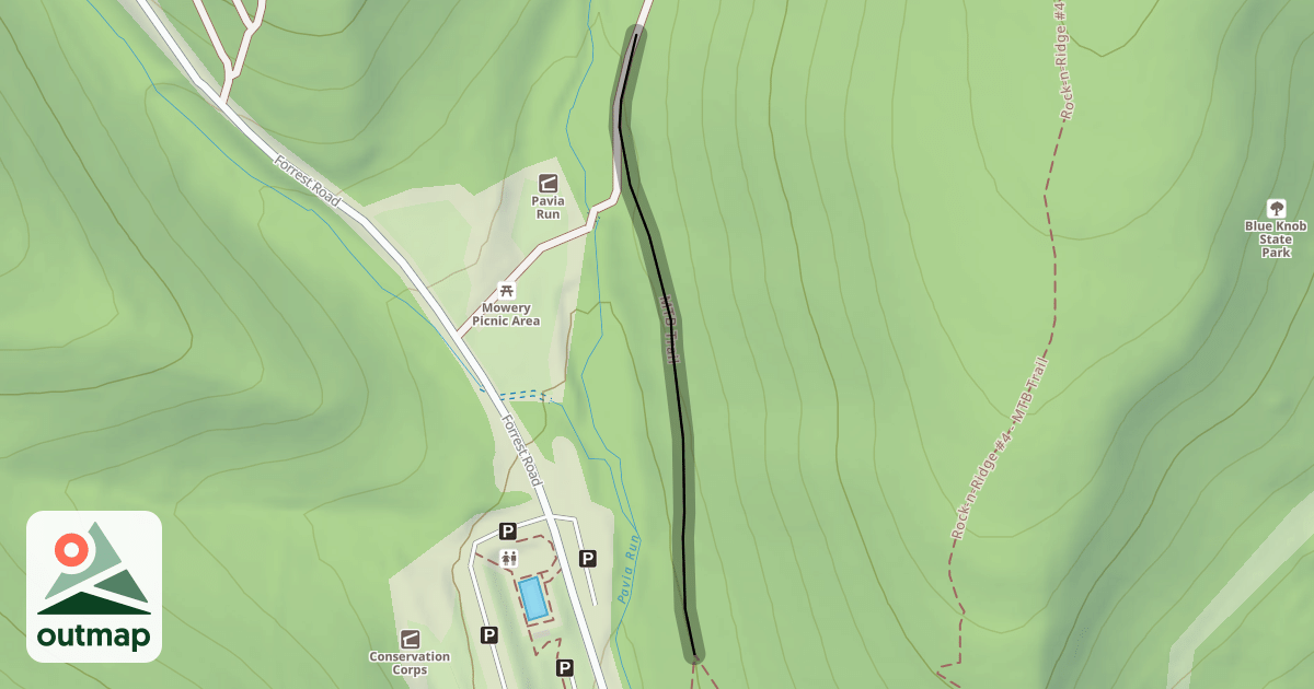 Map of MTB Trail