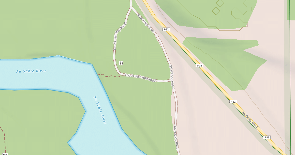 Map preview of LOUDS REST STOP