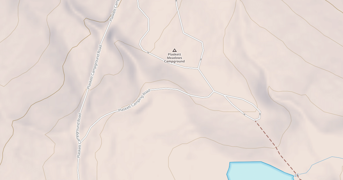 Map preview of PLASKETT CAMPING