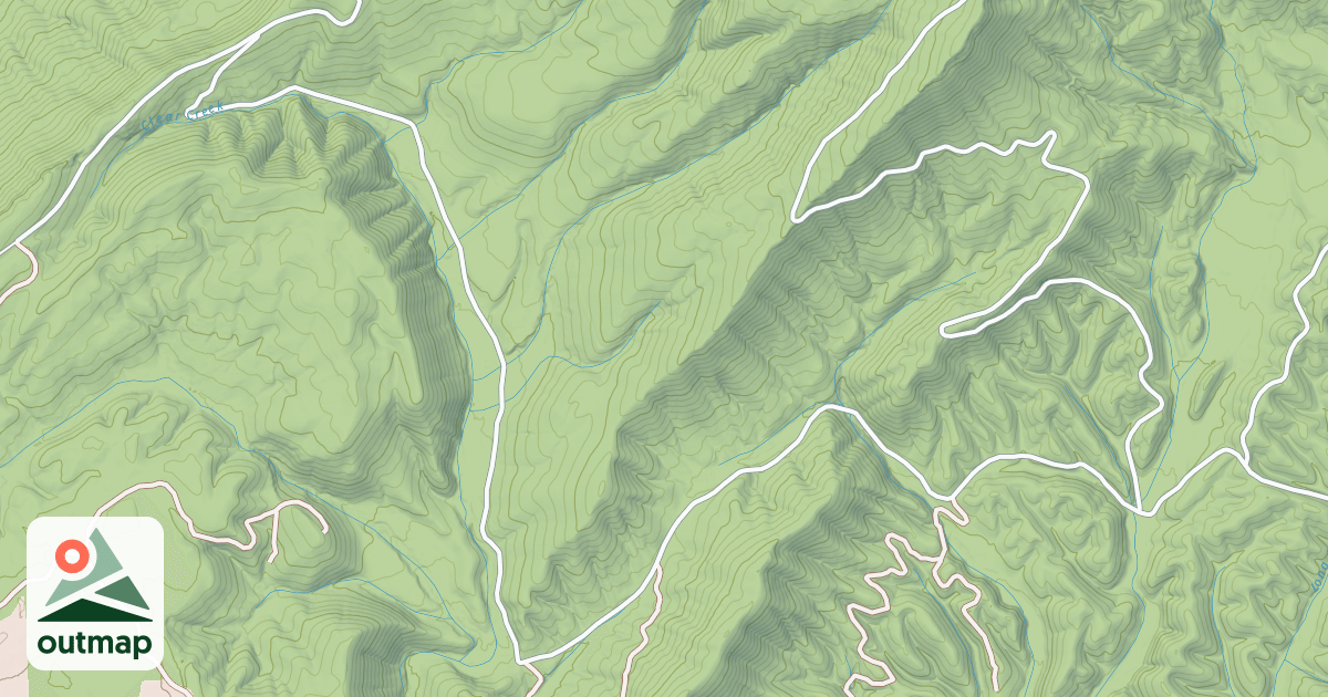 Map of CLEAR CREEK