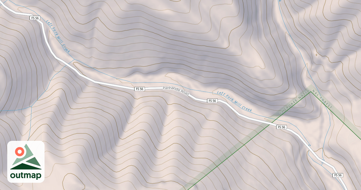 Map of MILL CREEK