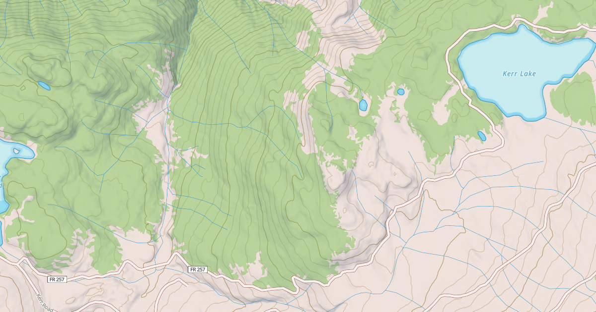 Map preview of KERR LAKE