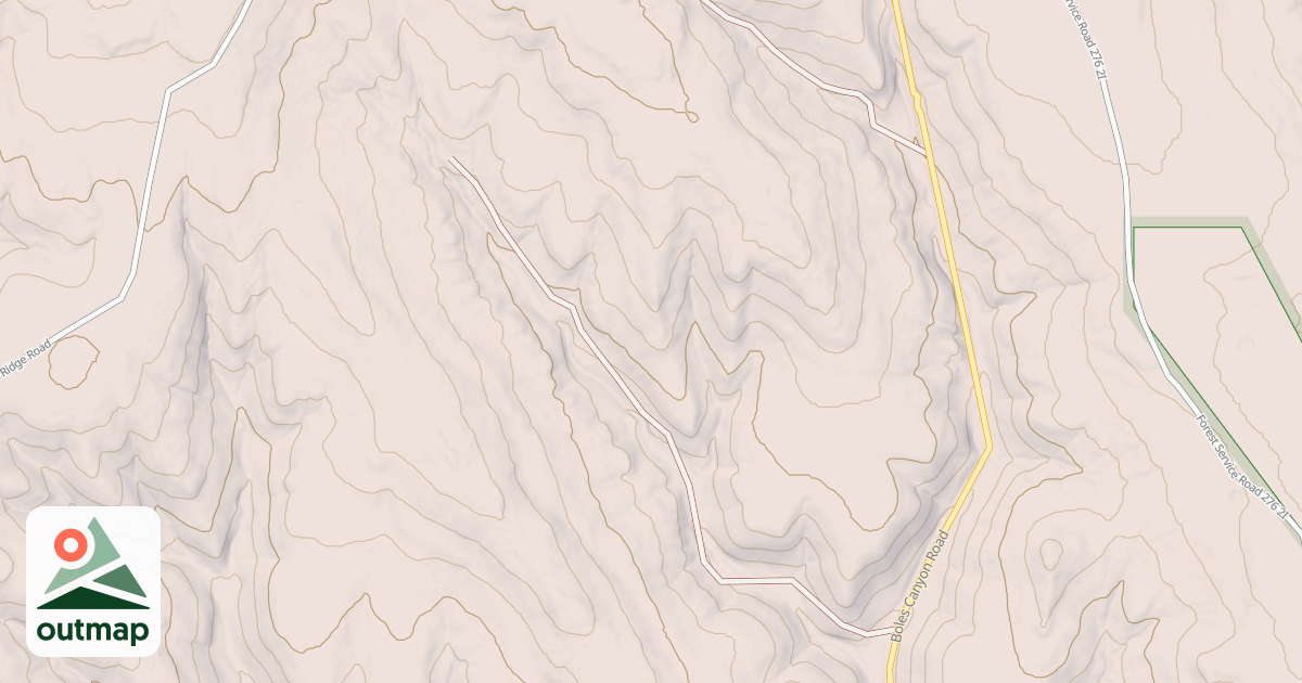 Map of BOLES CANYON BR 5U