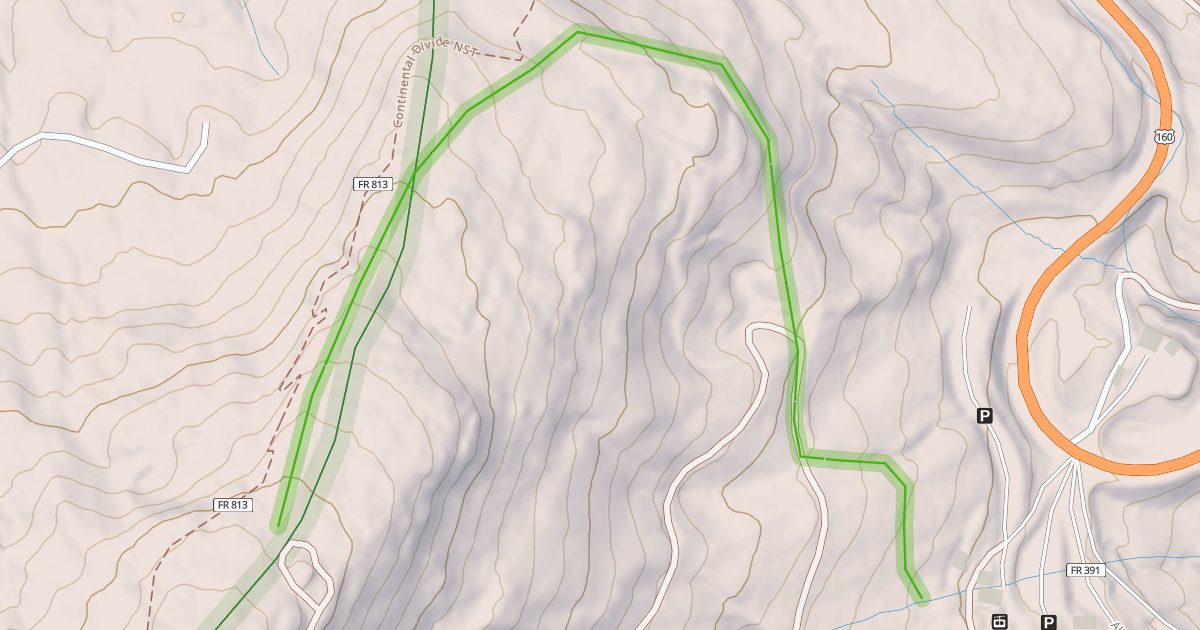 Map preview of Kelly Boyce Trail