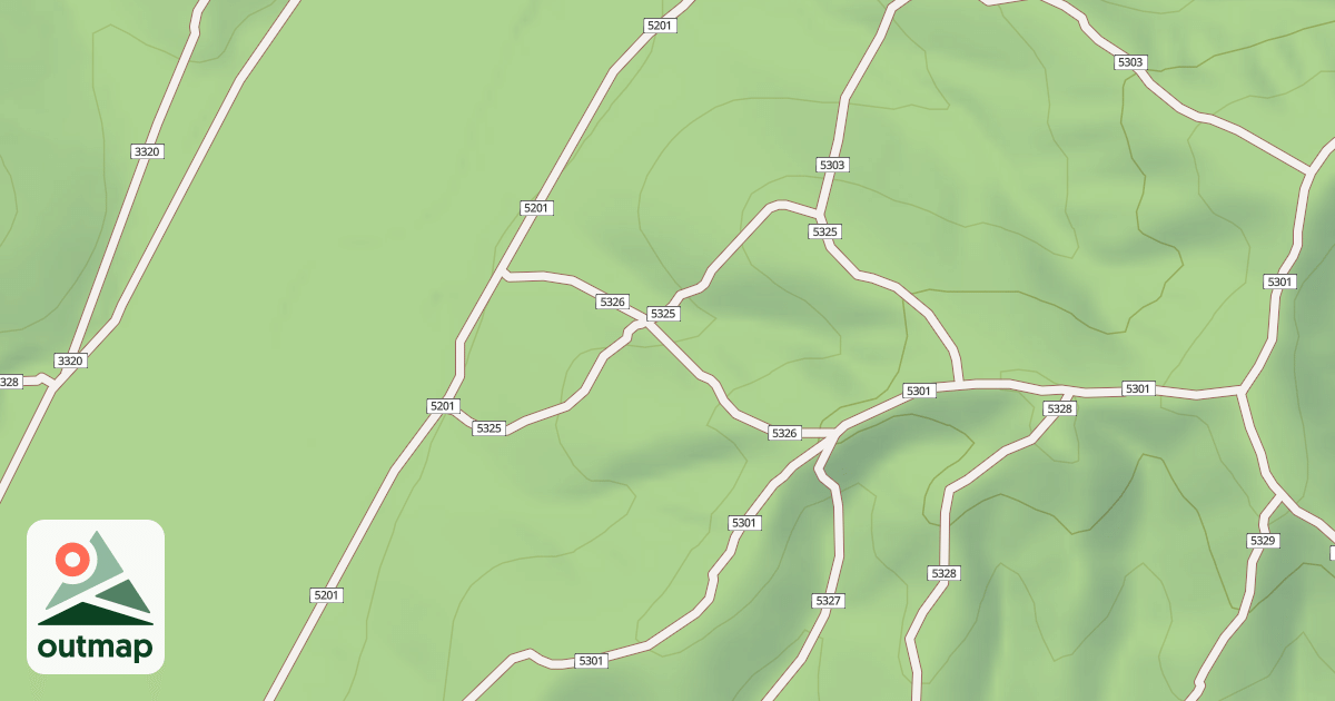 Map of USFS Motor Vehicle Use Map Trails 19813