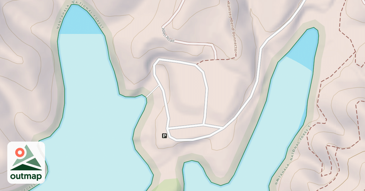 Map of OLD BOAT RAMP
