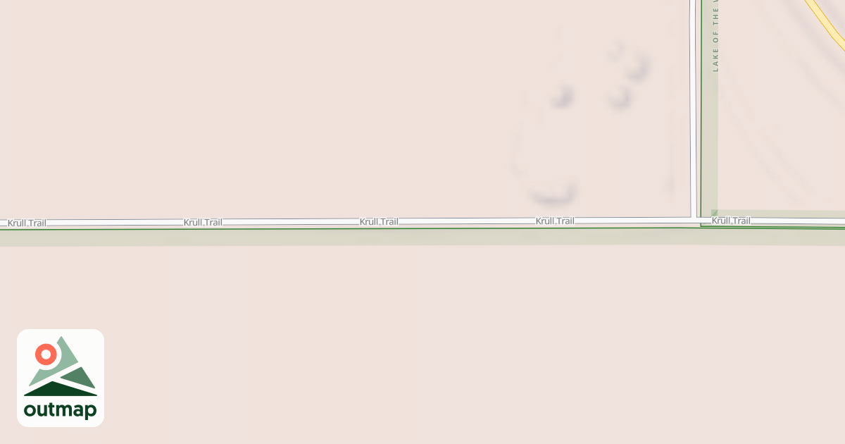 Map of Warroad/Roseau Trails