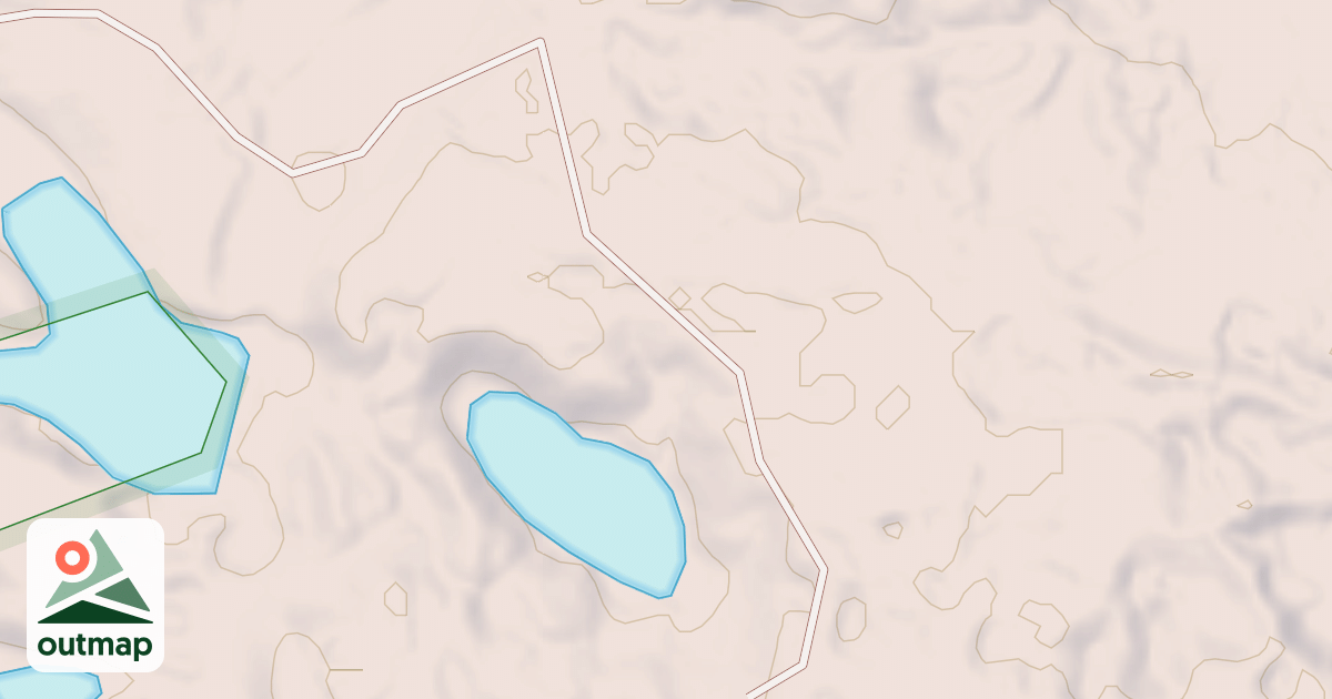 Map of REDSKIN LAKE