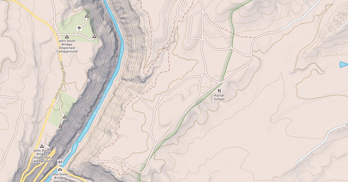 Map preview of East Rim Trail - South