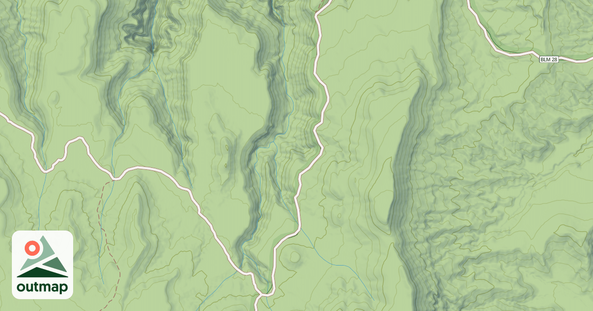 Map of BLM National GTLF Public Motorized Roads 22780f2f-ea4c-40e8-b968-acdc53a08939