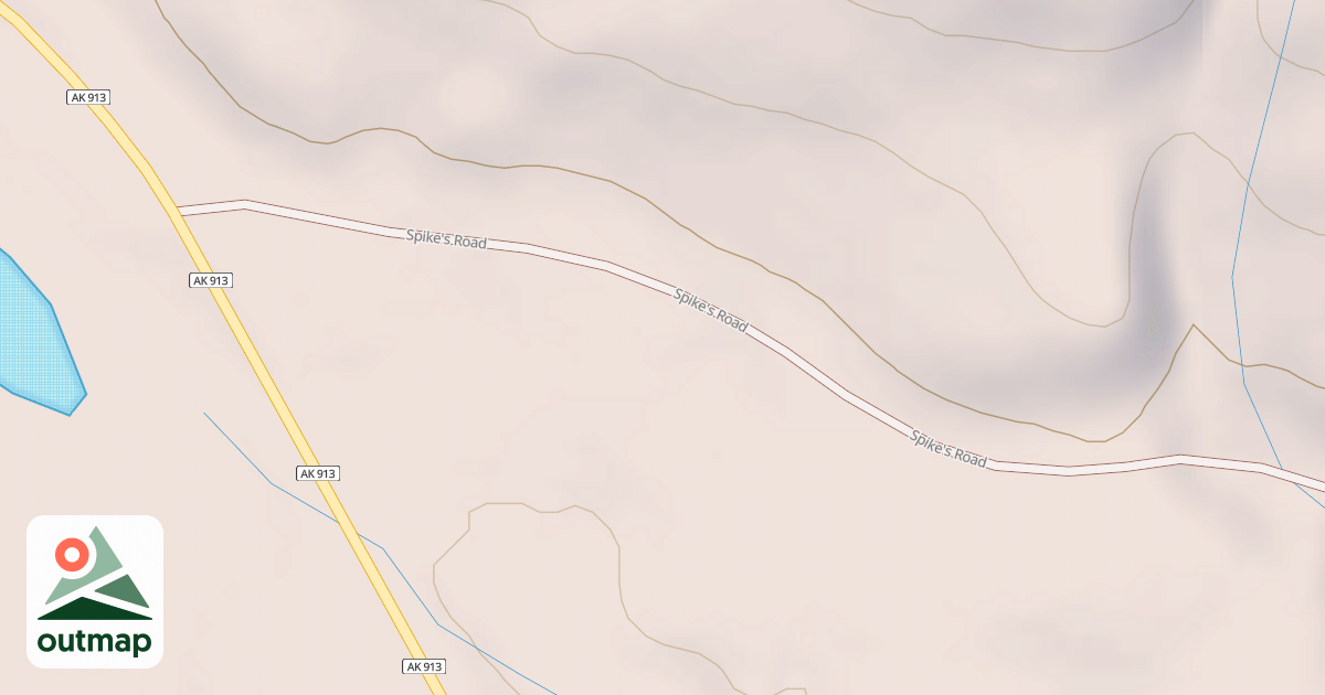 Map of SPIKE'S ROAD