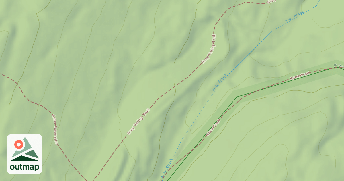 Map of Bray Valley Trail