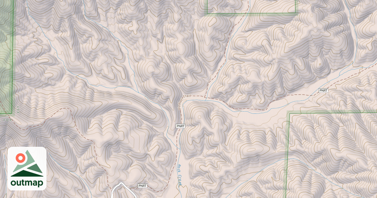 Map of ROCK CREEK