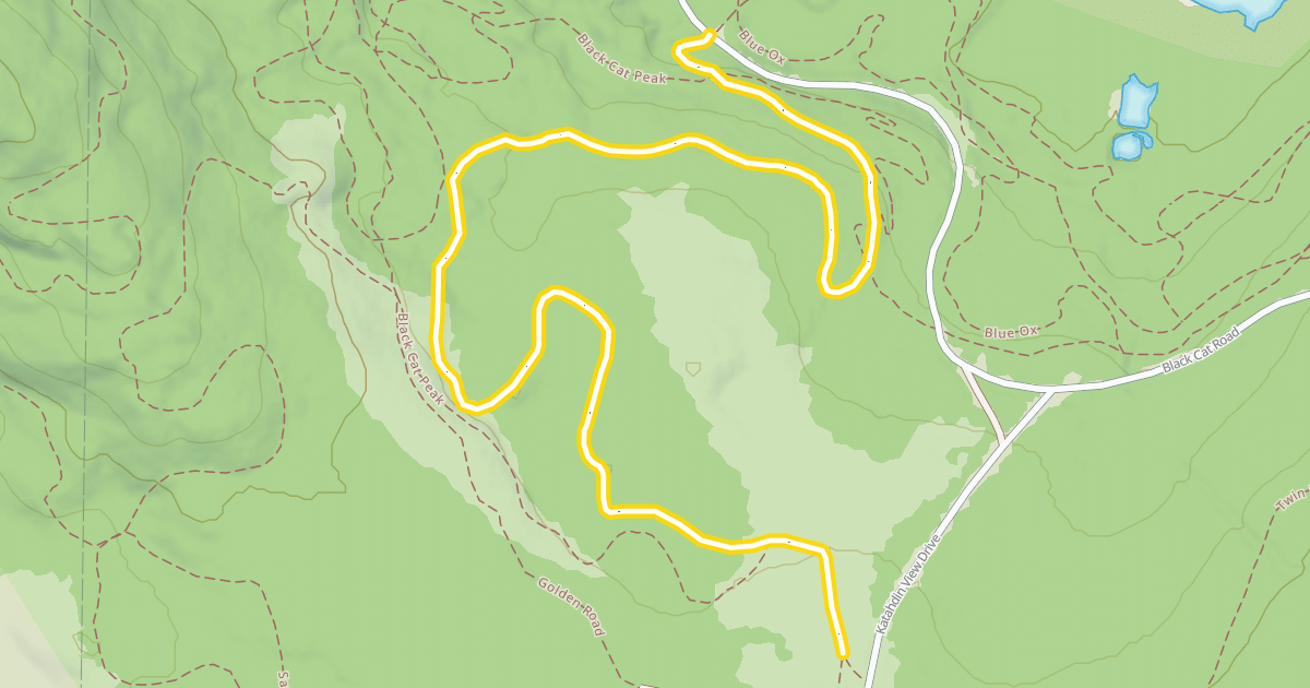 Map preview of Twin Pines Loop