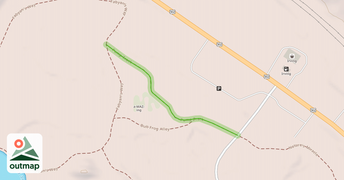 Map of Pump Track