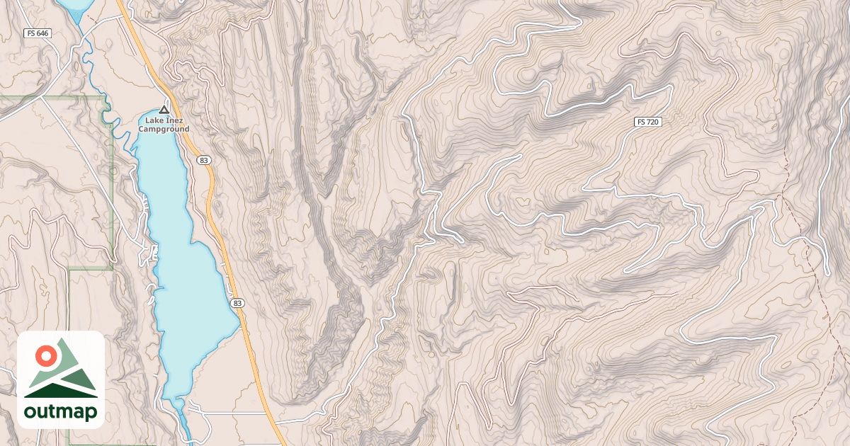 Map of Camp Cr.- Rice Ridge