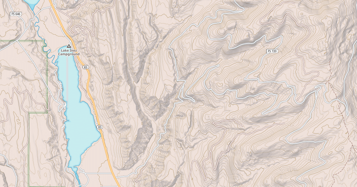 Map preview of Camp Cr.- Rice Ridge