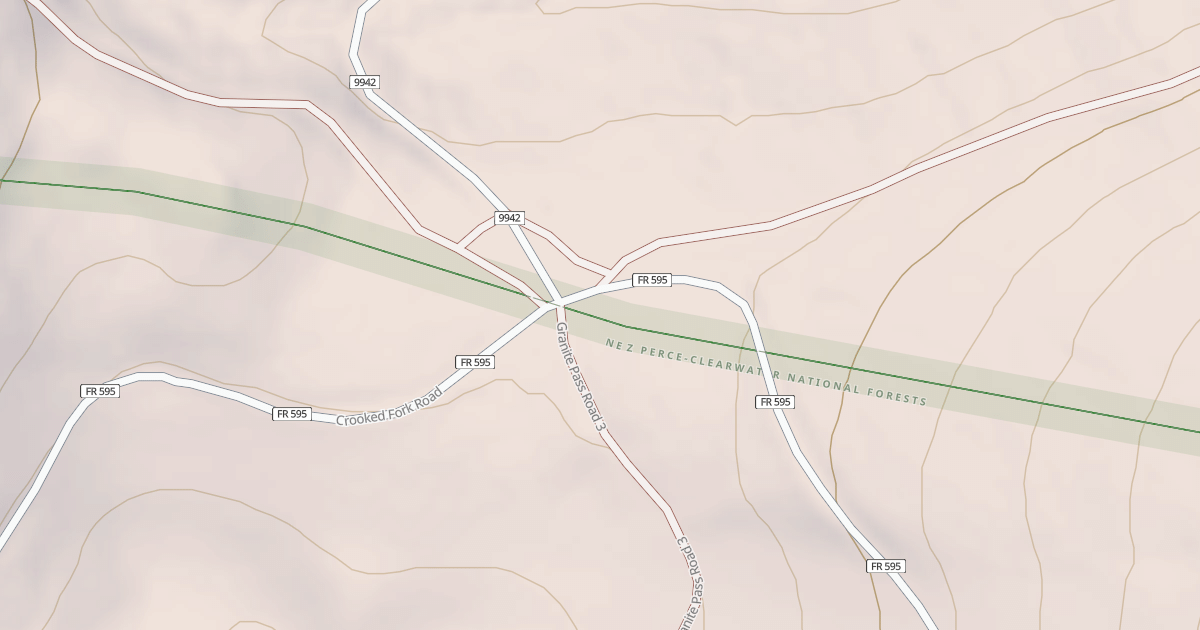 Map preview of CROOKED FORK