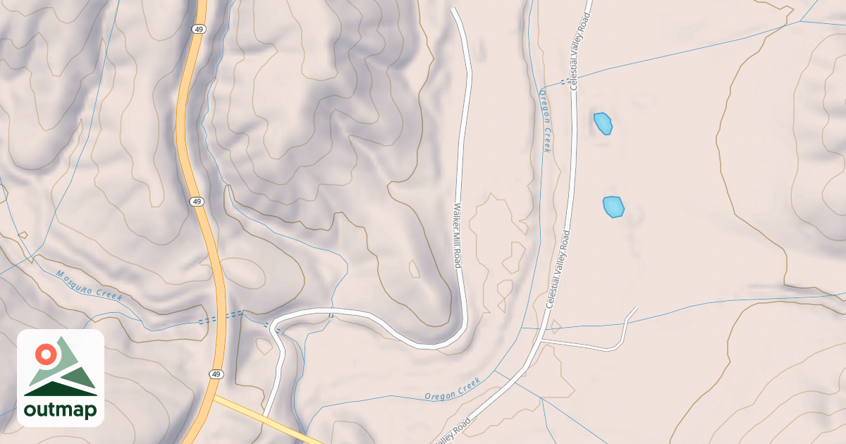 Map of PLIOCENE RIDGE SPUR
