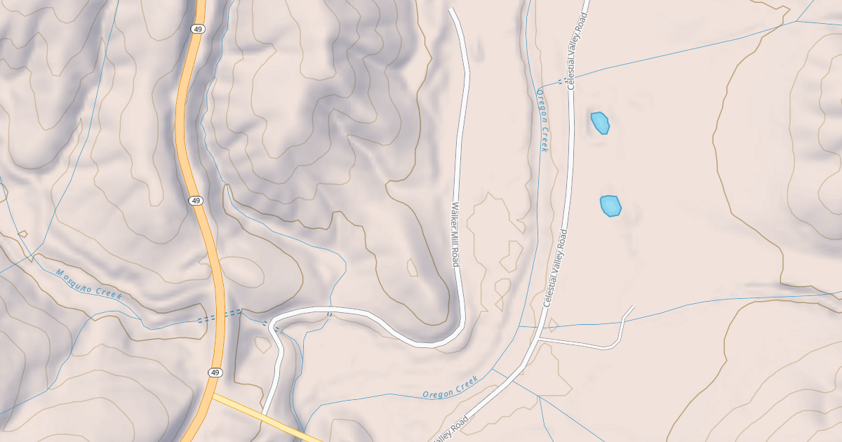 Map preview of PLIOCENE RIDGE SPUR