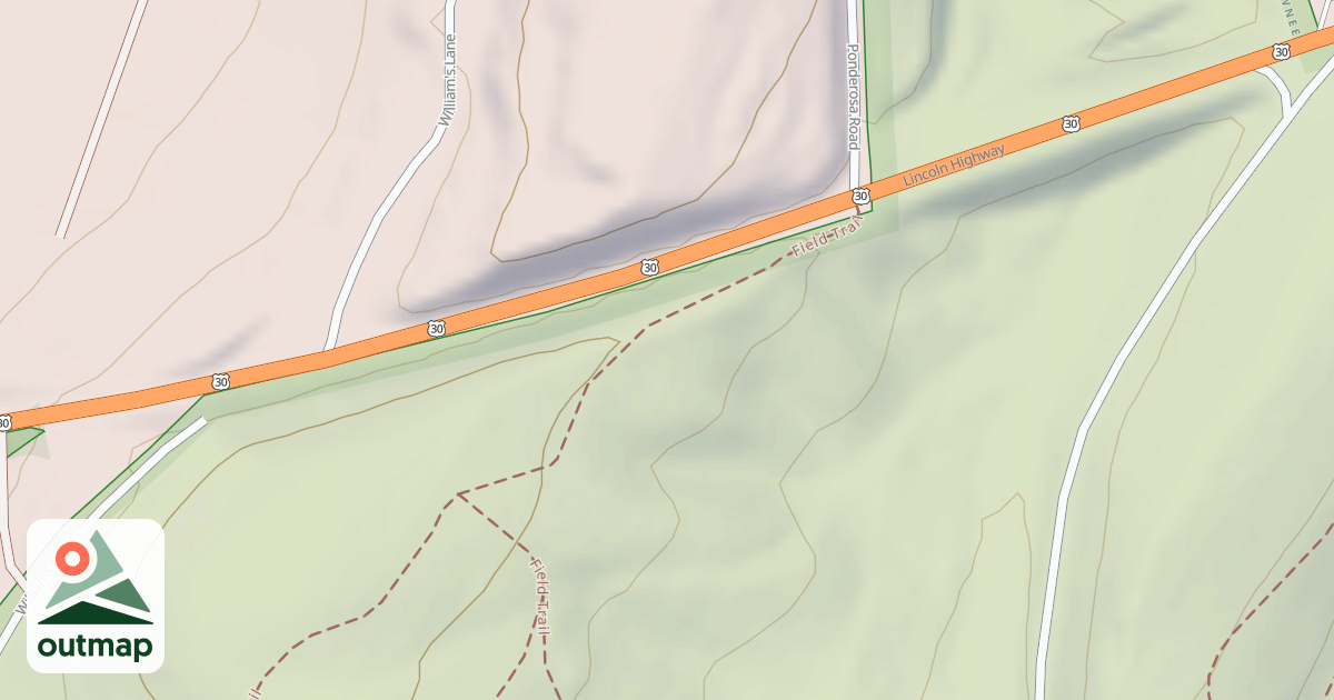 Map of Shawnee State Park Trails
