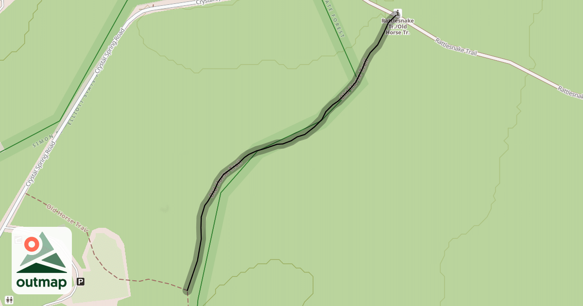 Map of Old Horse Trail