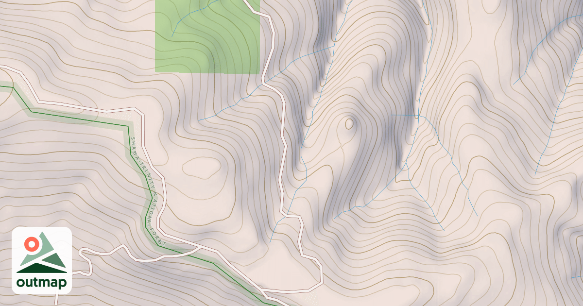 Map of CHINQUAPIN BUTTE