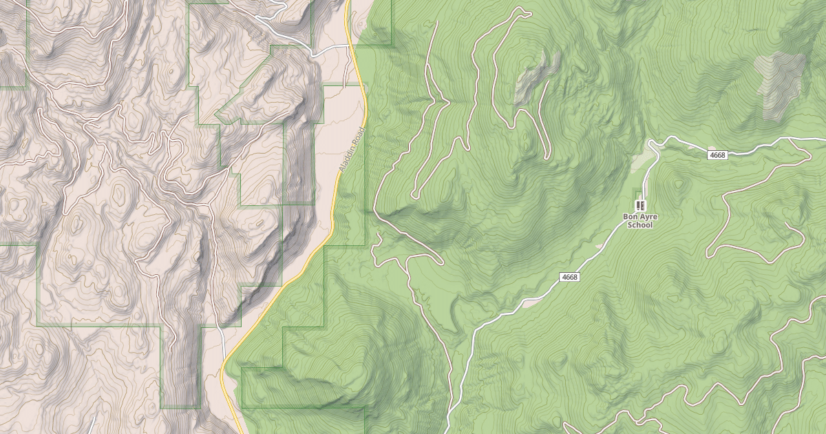 Map preview of IRISH MTN