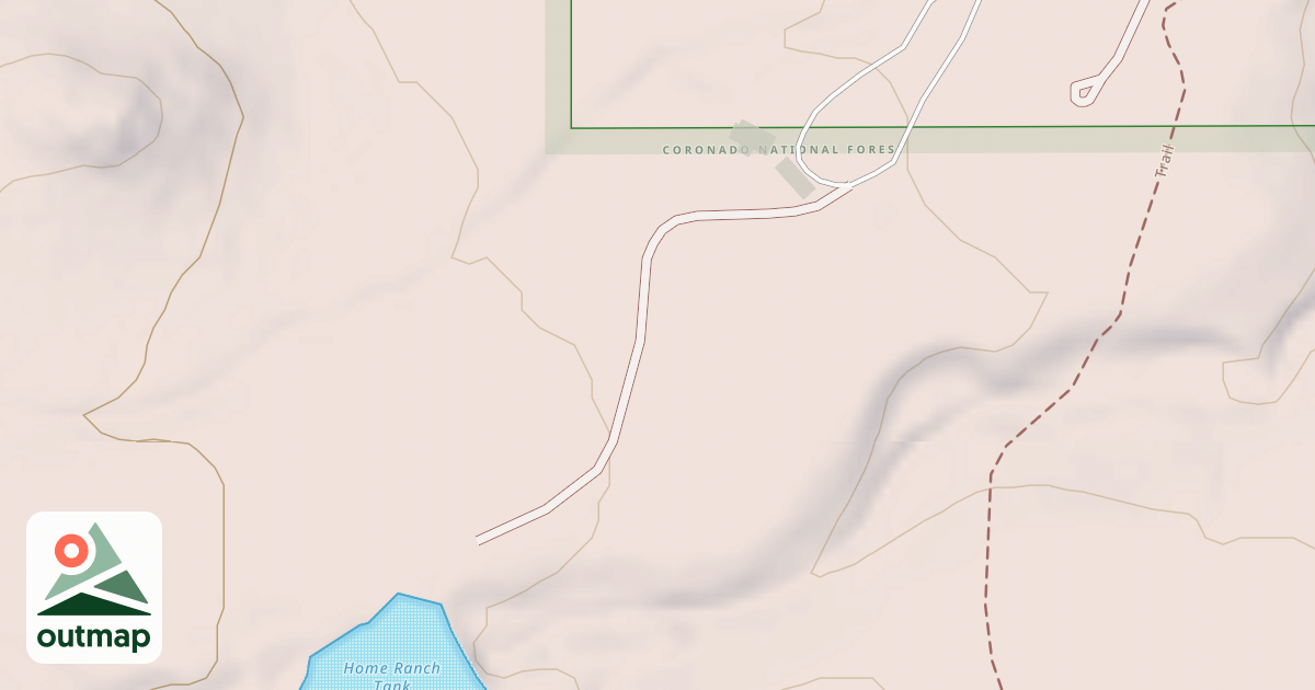 Map of HOME RANCH TANK