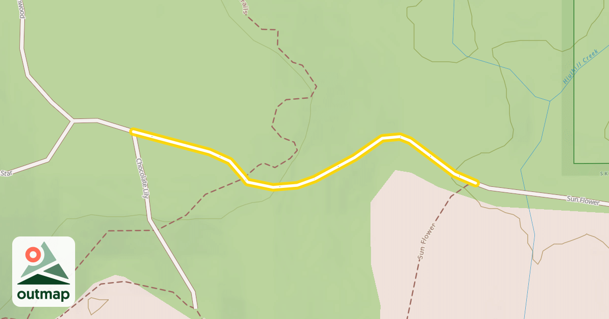 Map of Chocolate Lily
