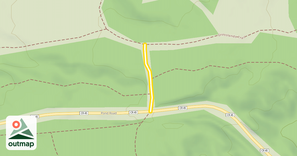 Map of Grasslands Trail