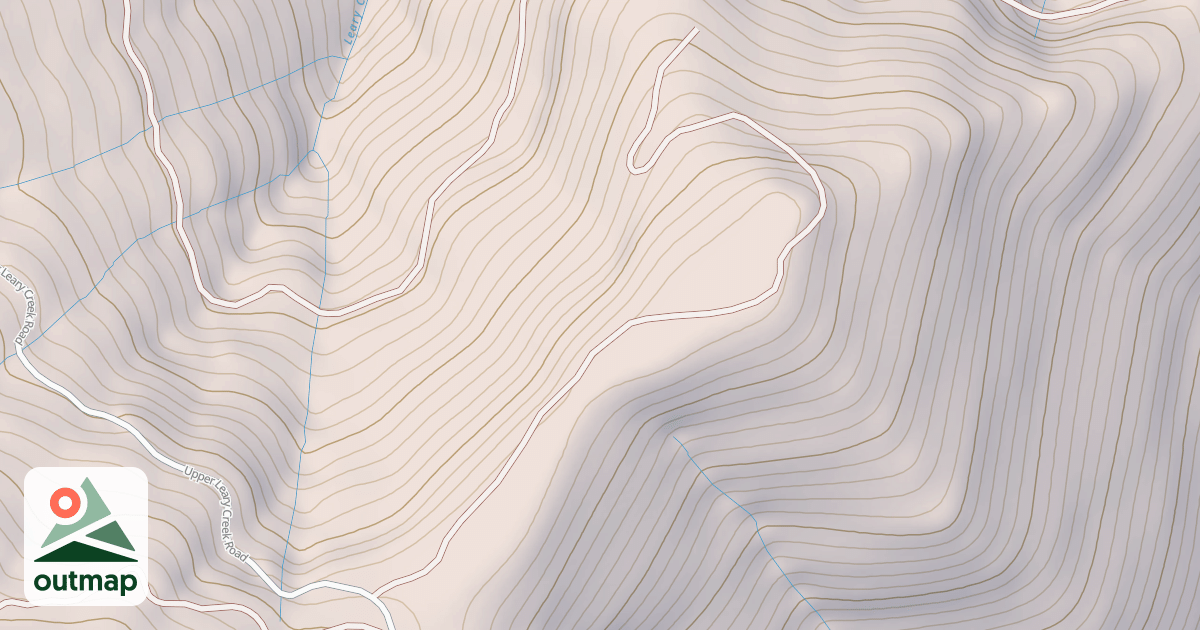 Map of UPPER LEARY CREEK