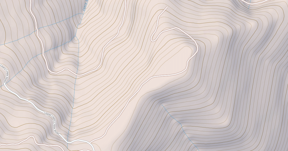 Map preview of UPPER LEARY CREEK